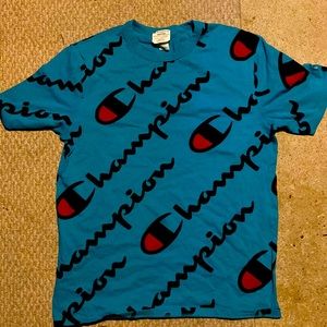 Blue Champion shirt size Large champion brand